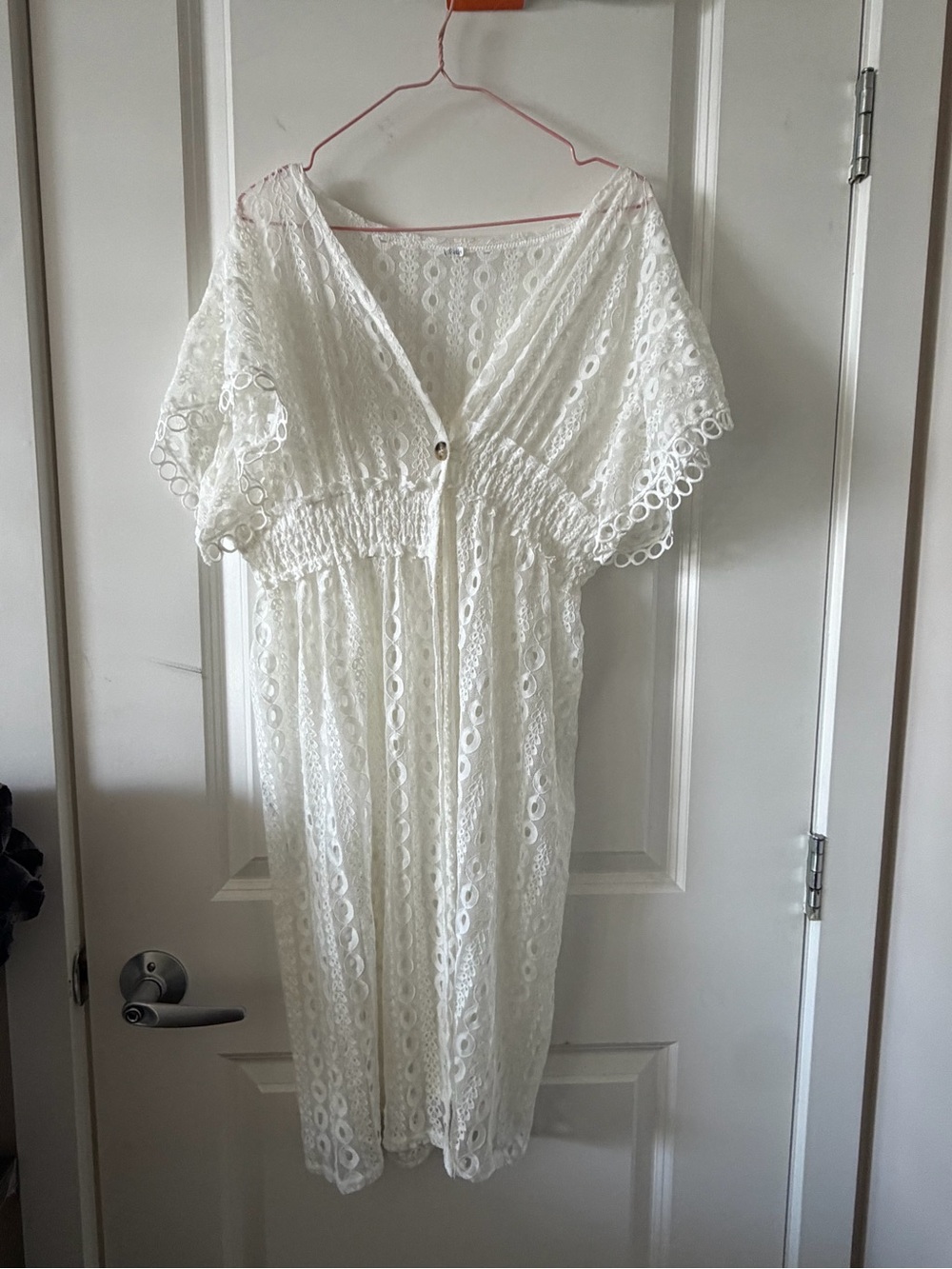 White Lace Cover-Up Dress - Women Intimates & Sleepwear